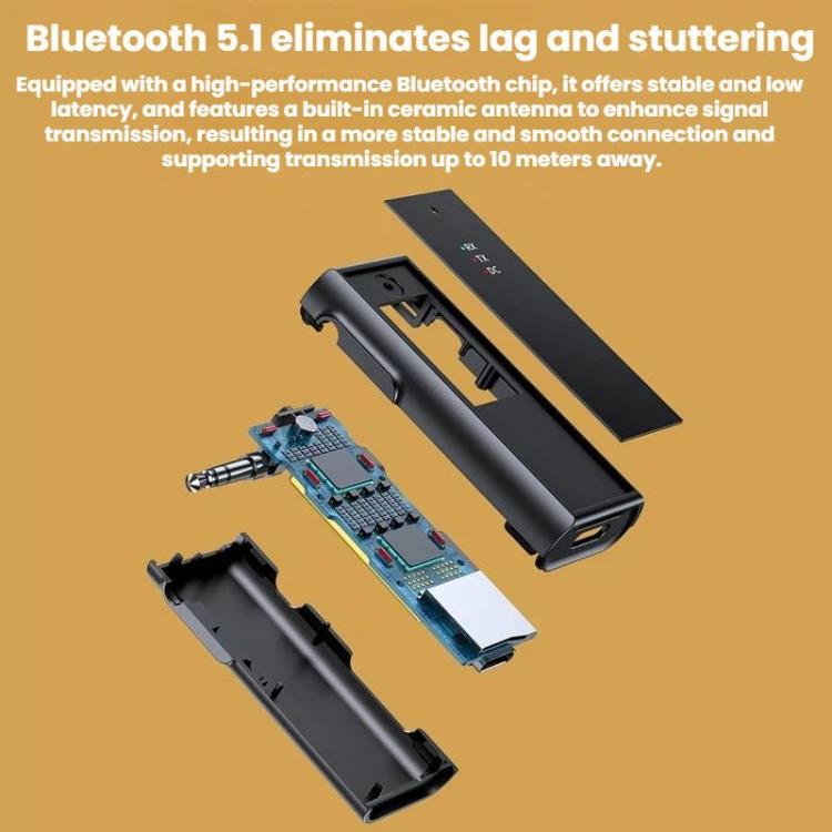 Adattatore audio AUX Bluetooth per autoradio, trasmettitore/ricevitore., C22