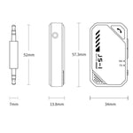 Trasmettitore/ricevitore audio Bluetooth 5.4 AUX per auto, JS1