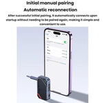 Trasmettitore/ricevitore audio Bluetooth 5.4 AUX per auto, JS1