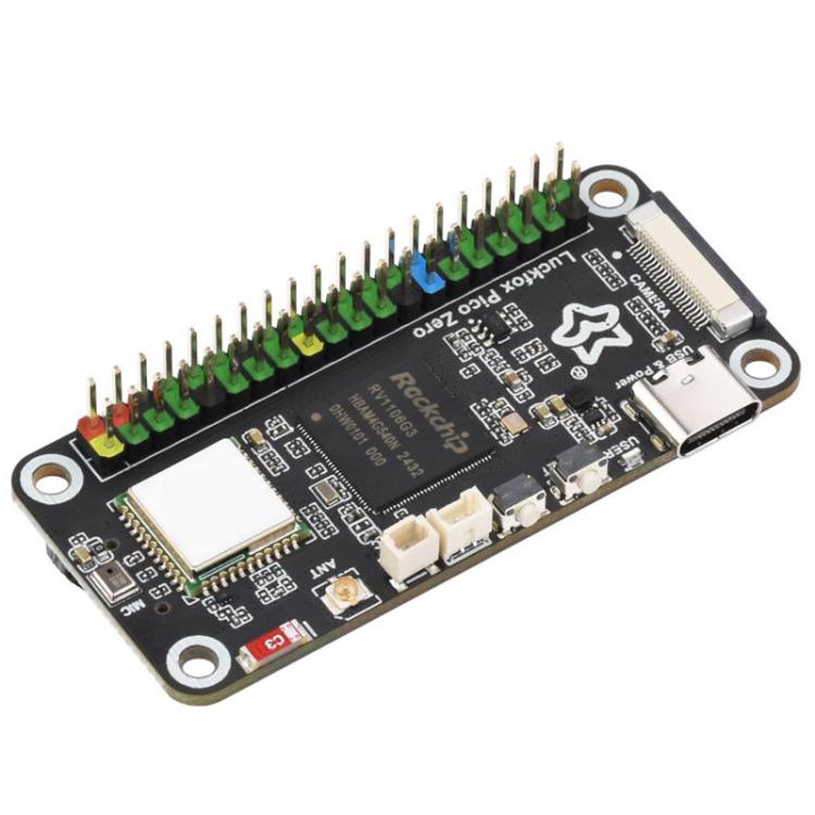 Scheda di sviluppo Linux Micro con potenza di calcolo TOPS di 1, memoria EMMC da 8 GB e modulo wireless., Luckfox Pico Zero