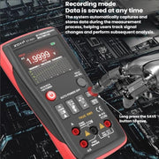 Termometro portatile a infrarossi HD ZOYI ZT-R01 per riscaldamento industriale/a pavimento., Standard, With Bag
