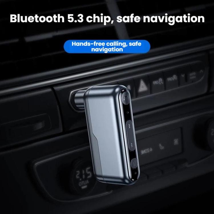 Adattatore audio Bluetooth per auto con ingresso AUX da 3,5 mm, C57