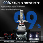 Confezione da 2 fari a LED per auto impermeabili IP68 da 30W 3000LM, A5 H7, A5 H4, A5 H11, A5 H1, A5 9005, A5 9006