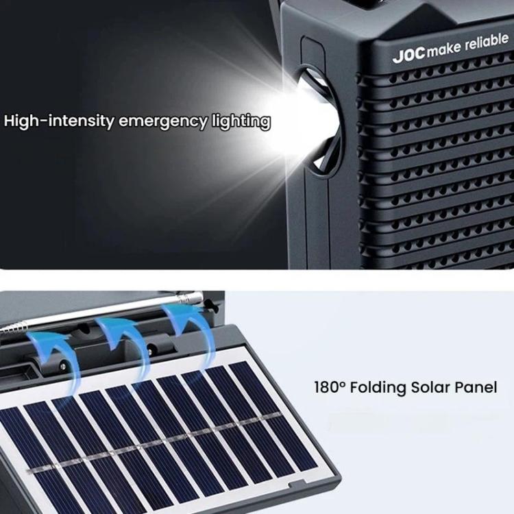 Radio solare portatile JOC TG-099BT-S con Bluetooth