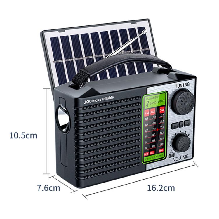 Radio solare portatile JOC TG-099BT-S con Bluetooth