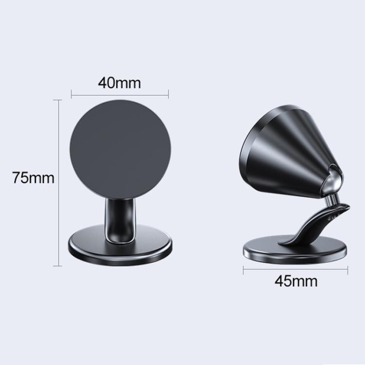 Supporto magnetico pieghevole e girevole per telefono da cruscotto, compatibile con navigatore auto., D63