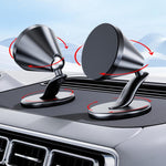 Supporto magnetico pieghevole e girevole per telefono da cruscotto, compatibile con navigatore auto., D63
