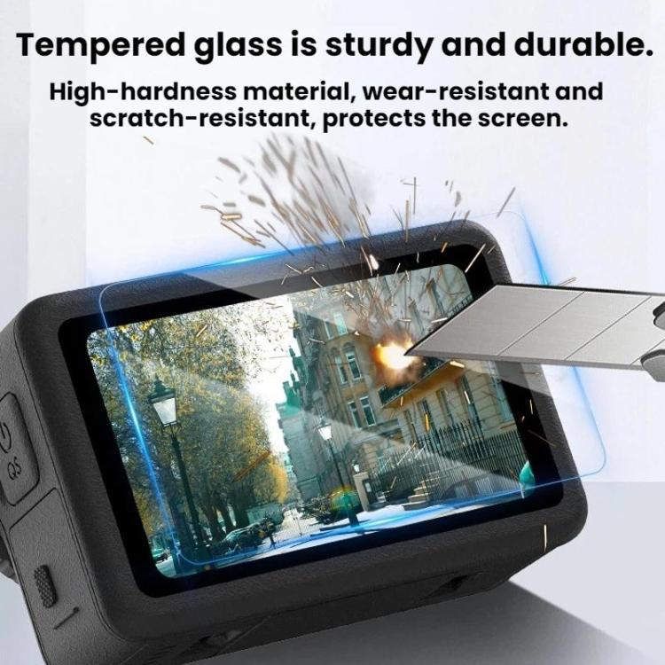 Pellicola protettiva in vetro temperato HD per obiettivo della fotocamera DJI Osmo Action 6 Flymile.