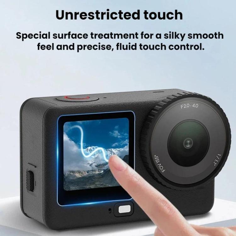 Pellicola protettiva in vetro temperato HD per obiettivo della fotocamera DJI Osmo Action 6 Flymile.