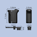 Accessori di espansione per gabbia per fotocamera Insta360 Ace Pro / 2 Flymile, Universal Holder, Set Plastic Version