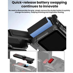 Accessori di espansione per gabbia per fotocamera Insta360 Ace Pro / 2 Flymile, Universal Holder, Set Plastic Version