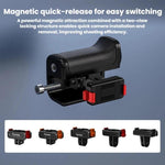 Adattatore Flymile esteso per DJI Osmo Action 4 / 3 / 5 Pro - Gabbia per conigli, Handle, Set Plastic Version