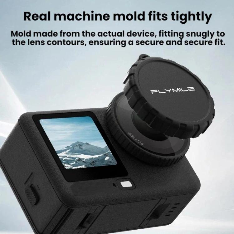Tappo protettivo in silicone antipolvere Flymile per obiettivo DJI Osmo Action 6