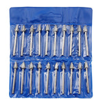 Testina di levigatura diamantata a punta 120 mesh, asta di levigatura fine diamantata, testine di levigatura per incisione su giada, 20pcs Pointed