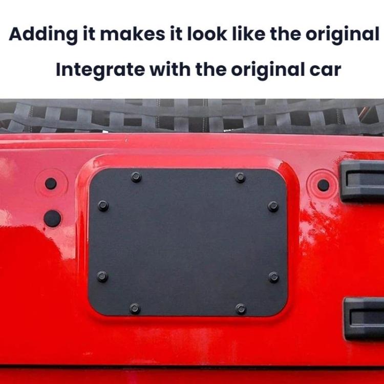 Copertura scarico e rivestimento portellone posteriore per Jeep Wrangler JK
