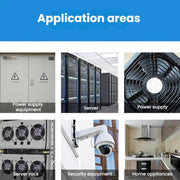 FP-108EX-S1-S 38W Axial Flow Fan Industrial AC Charging Pile & Electric Control Box Cooling Fan, 220V, 110V, 380V