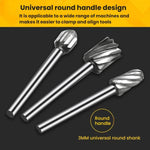 10 pezzi/scatola Lima rotante HSS Utensili per la lavorazione del legno Lima per intaglio di radici, 10pcs /Box Rotary File