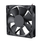 KunPeng DC12025SL12cm Oil-Impregnated Bearing DC Fan Freezer Cooling Fan, 12V, 24V
