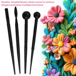 Penna per modellare a incavo in argilla ceramica morbida, strumento fai da te per sfogliare e modellare fiori in argilla ceramica., 3sets Sculpting Pen