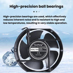 KunPeng 38W 2600r/Min Ball Bearing Cooling Fan Charging Pile Axial Flow Fan, 110V, 220V, 380V