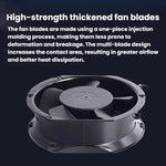 KunPeng 38W 2600r/Min Ball Bearing Cooling Fan Charging Pile Axial Flow Fan, 110V, 220V, 380V