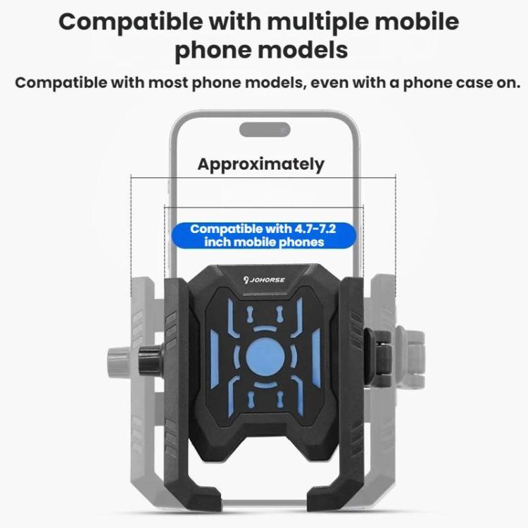 Supporto telescopico per cellulare da esterno JOHORSE per biciclette e bici elettriche
