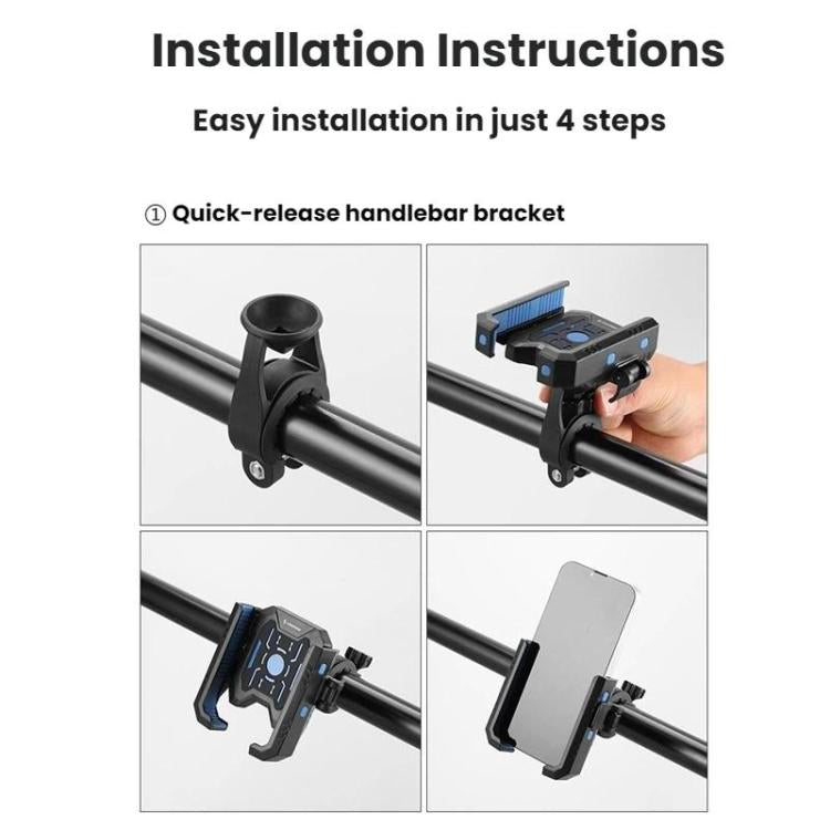 Supporto telescopico per cellulare da esterno JOHORSE per biciclette e bici elettriche