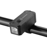 Faro anteriore per bicicletta JOHORSE ricaricabile tramite USB per illuminazione ciclistica, CB-18055, CB-18055 + Horn