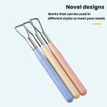 3 pezzi di strumenti per modellare la ceramica a mano, in plastica, per argilla, per goffratura., 3pcs Sculpting Tools