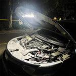 Controllo automatico dell'interruttore per le strisce luminose di ispezione del cofano dell'auto