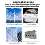 Strumento per l'installazione di guarnizioni in gomma per vetri auto, strumento per la filettatura del nucleo della guarnizione.