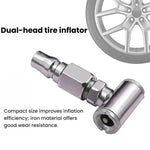 Ugello per gonfiaggio pneumatici auto, ugello per aria compressa per pneumatici, Double Head, Single Head