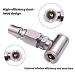 Ugello per gonfiaggio pneumatici auto, ugello per aria compressa per pneumatici, Double Head, Single Head