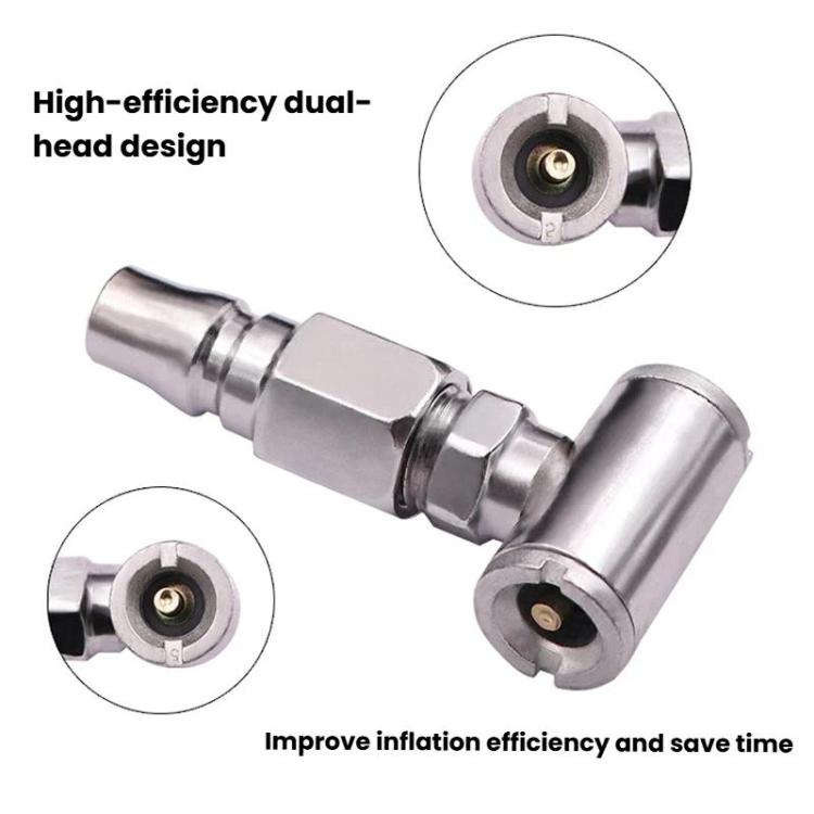 Ugello per gonfiaggio pneumatici auto, ugello per aria compressa per pneumatici, Double Head, Single Head