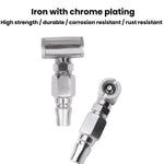 Ugello per gonfiaggio pneumatici auto, ugello per aria compressa per pneumatici, Double Head, Single Head