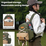 Borsa a tracolla casual Cwatcun D249 per fotocamera DSLR, decompressa e ad accesso rapido., Small Army Green, Medium Army Green