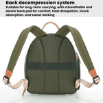 Borsa a tracolla casual Cwatcun D249 per fotocamera DSLR, decompressa e ad accesso rapido., Small Army Green, Medium Army Green
