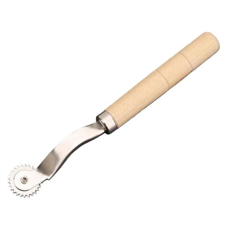 Ruota per marcatura della pelle, strumento per la creazione di modelli di sartoria, rullo, Standard SKC Wooden Handle, Standard Steel Tooth Handle, Plastic Steel Tooth Handle, Wooden Steel Tooth Handle