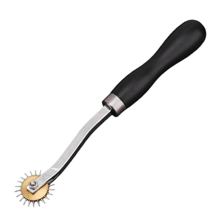 Ruota per marcatura della pelle, strumento per la creazione di modelli di sartoria, rullo, Standard SKC Wooden Handle, Standard Steel Tooth Handle, Plastic Steel Tooth Handle, Wooden Steel Tooth Handle