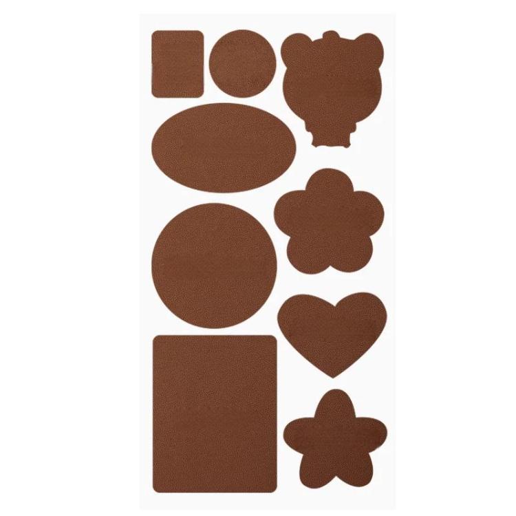 10 set di toppe di riparazione in pelle per divani, sedie e sedili auto, Style A White, Style A Black, Style A Orange, Style A Blue, Style A Light Brown, Style B White, Style B Black, Style B Orange, Style B Blue, Style B Light Brown