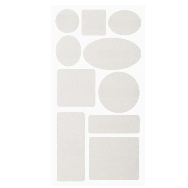 10 set di toppe di riparazione in pelle per divani, sedie e sedili auto, Style A White, Style A Black, Style A Orange, Style A Blue, Style A Light Brown, Style B White, Style B Black, Style B Orange, Style B Blue, Style B Light Brown