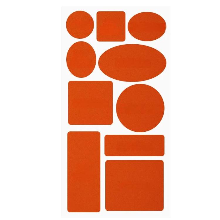 10 set di toppe di riparazione in pelle per divani, sedie e sedili auto, Style A White, Style A Black, Style A Orange, Style A Blue, Style A Light Brown, Style B White, Style B Black, Style B Orange, Style B Blue, Style B Light Brown