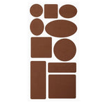 10 set di toppe di riparazione in pelle per divani, sedie e sedili auto, Style A White, Style A Black, Style A Orange, Style A Blue, Style A Light Brown, Style B White, Style B Black, Style B Orange, Style B Blue, Style B Light Brown