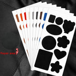 10 set di toppe di riparazione in pelle per divani, sedie e sedili auto, Style A White, Style A Black, Style A Orange, Style A Blue, Style A Light Brown, Style B White, Style B Black, Style B Orange, Style B Blue, Style B Light Brown