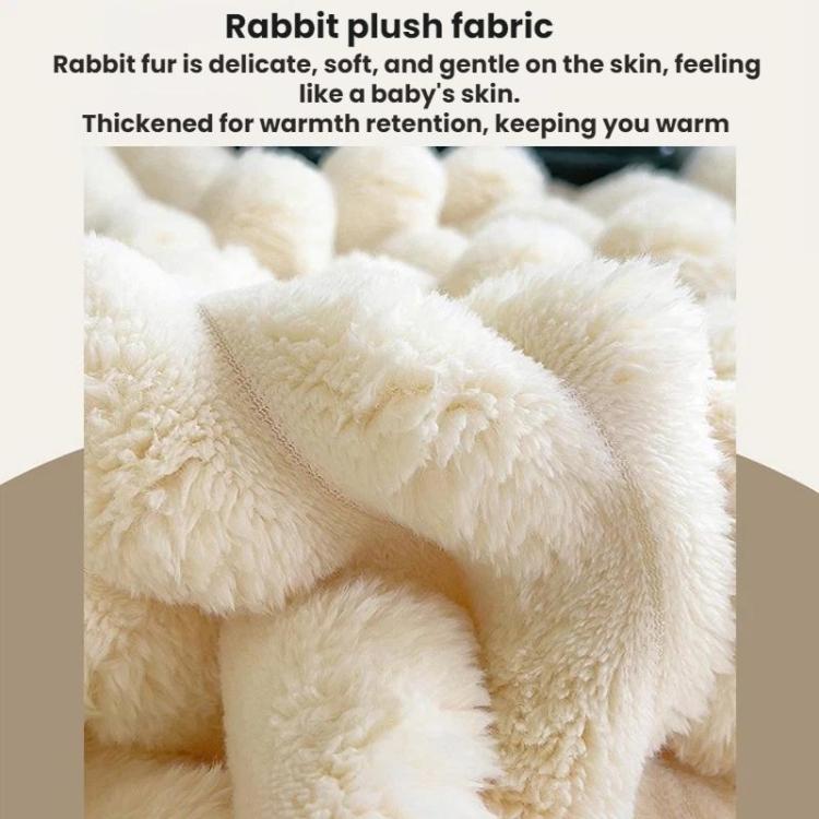 Coperta multifunzionale in peluche a forma di coniglio per divano/auto, 70x100cm, 100x150cm, 120x200cm, 150x200cm, 180x200cm, 200x230cm