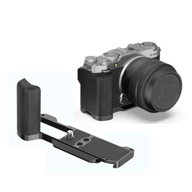 Accessori di espansione per fotocamera: base metallica a sgancio rapido Arca-Swiss, For Fujifilm X-M5 Ebony L-Plate, For Fujifilm X-M5 Walnut L-Plate, For Fujifilm X-M5 Thumb Grip Black, For Fujifilm X-M5 Thumb Grip Silver