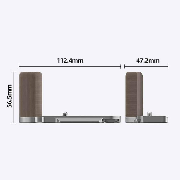 Accessori di espansione per fotocamera: base metallica a sgancio rapido Arca-Swiss, For Fujifilm X-M5 Ebony L-Plate, For Fujifilm X-M5 Walnut L-Plate, For Fujifilm X-M5 Thumb Grip Black, For Fujifilm X-M5 Thumb Grip Silver