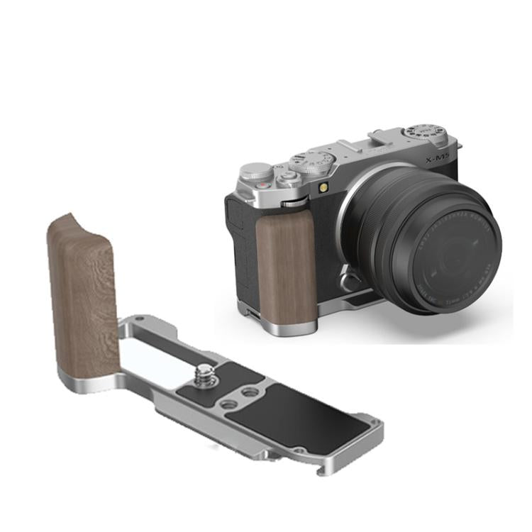 Accessori di espansione per fotocamera: base metallica a sgancio rapido Arca-Swiss, For Fujifilm X-M5 Ebony L-Plate, For Fujifilm X-M5 Walnut L-Plate, For Fujifilm X-M5 Thumb Grip Black, For Fujifilm X-M5 Thumb Grip Silver