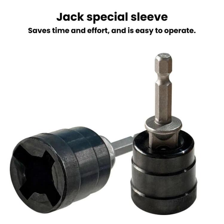 Presa per cric salva-fatica per chiave elettrica, strumento ausiliario per la rimozione degli pneumatici, Labor-Saving Jack Socket