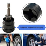 Presa per cric salva-fatica per chiave elettrica, strumento ausiliario per la rimozione degli pneumatici, Labor-Saving Jack Socket